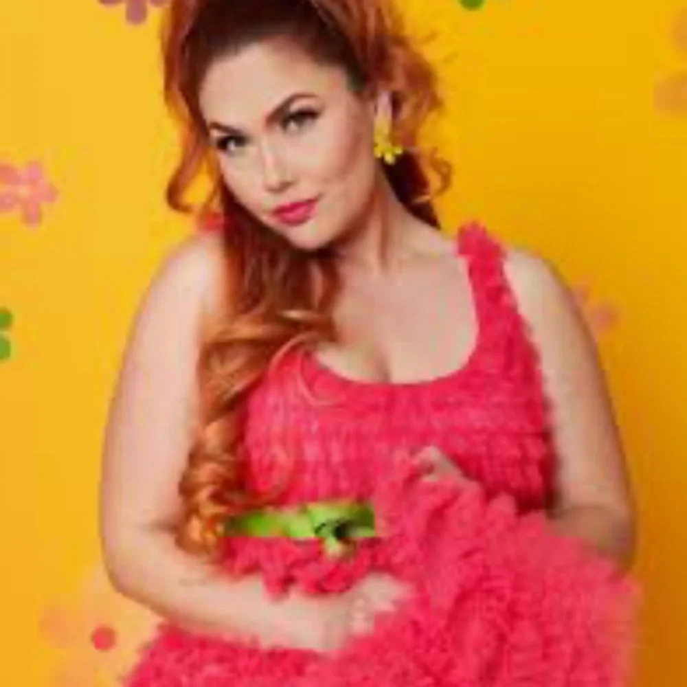 Smak Parlour X Unique Vintage1960s Hot Pink Bow Cupcake EmpireWaist Dress NWOT M - Picture 3 of 16